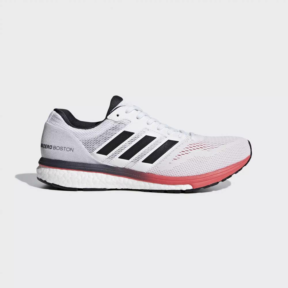 Adidas Adizero Boston 7 Tenis Para Correr Blancos Para Hombre (MX-11643)